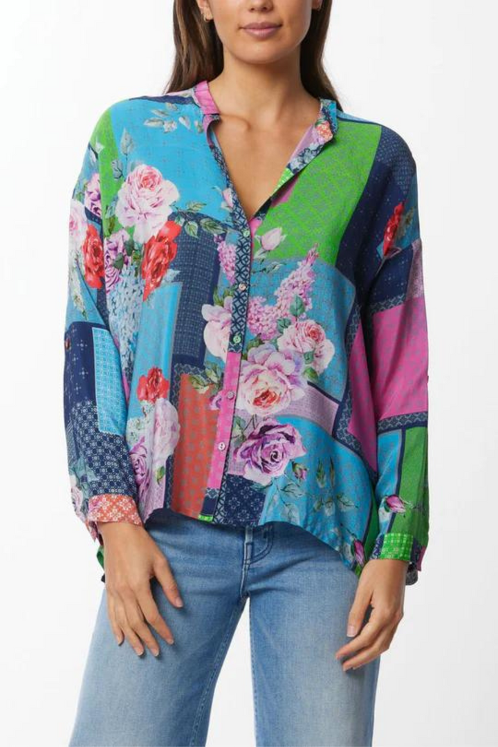 ROSE SELINE BUTTON DOWN
