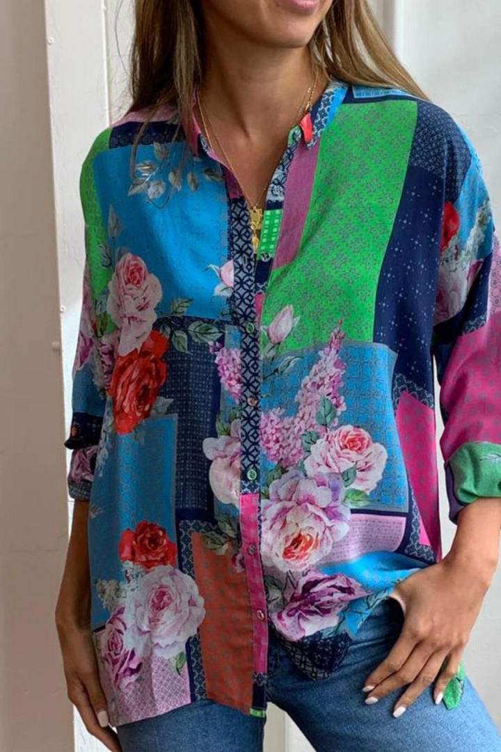 ROSE SELINE BUTTON DOWN