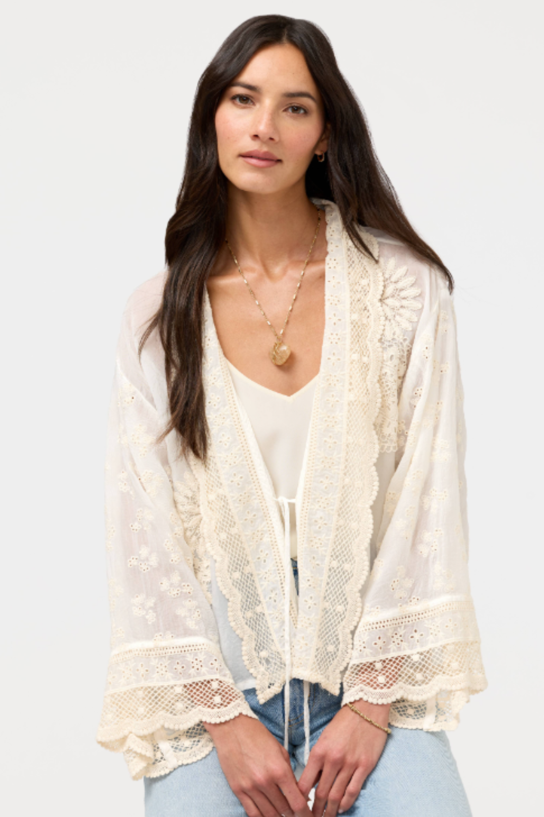 Sandra Patched Kimono (Natural)