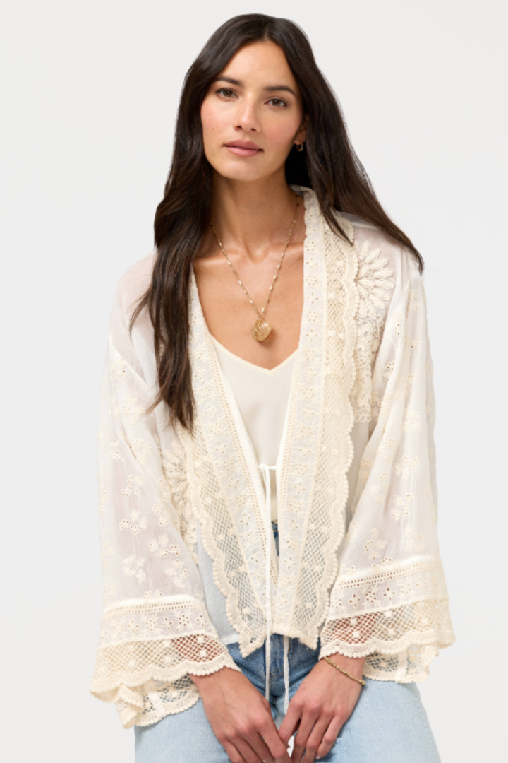 Sandra Patched Kimono (Natural)