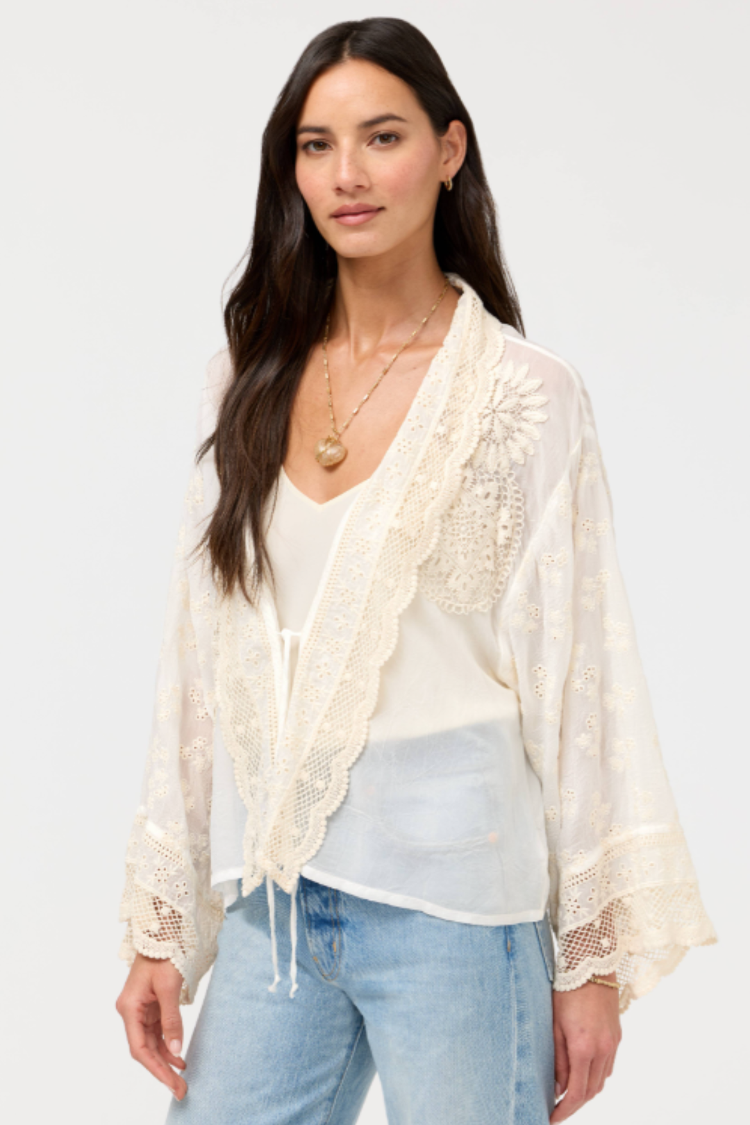 Sandra Patched Kimono (Natural)