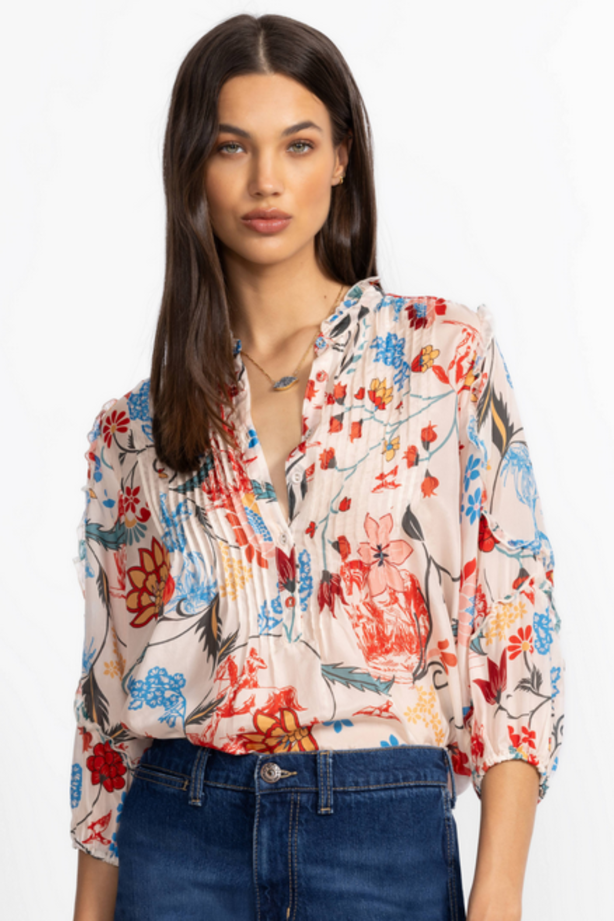 Zeeland Blouse (Prazer Print) – karenjordanstyle