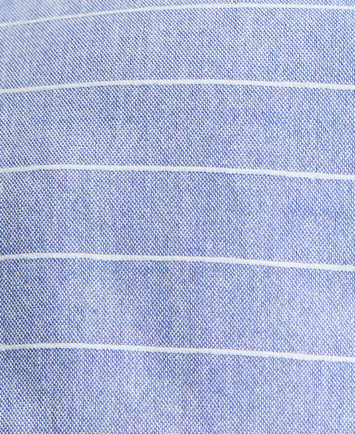 Avon  Midi Dress (Chambray/White  Stripe)