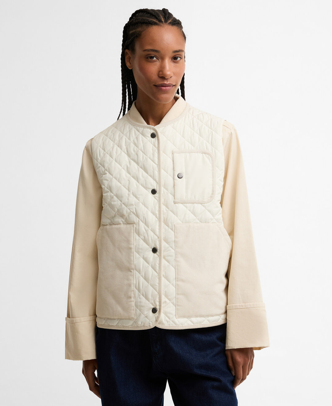 Thulby  Quilted Gilet (Neutral)