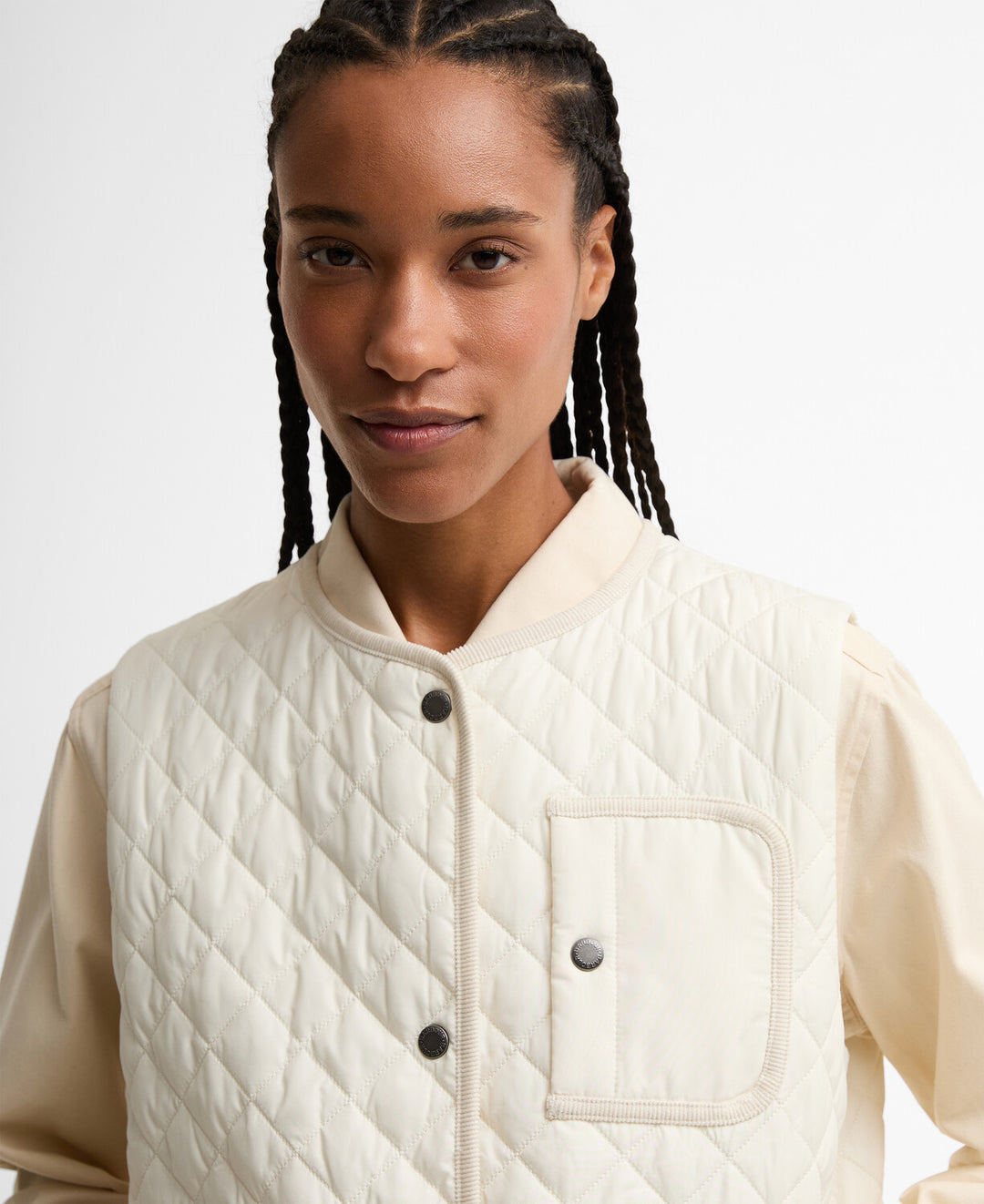 Thulby  Quilted Gilet (Neutral)