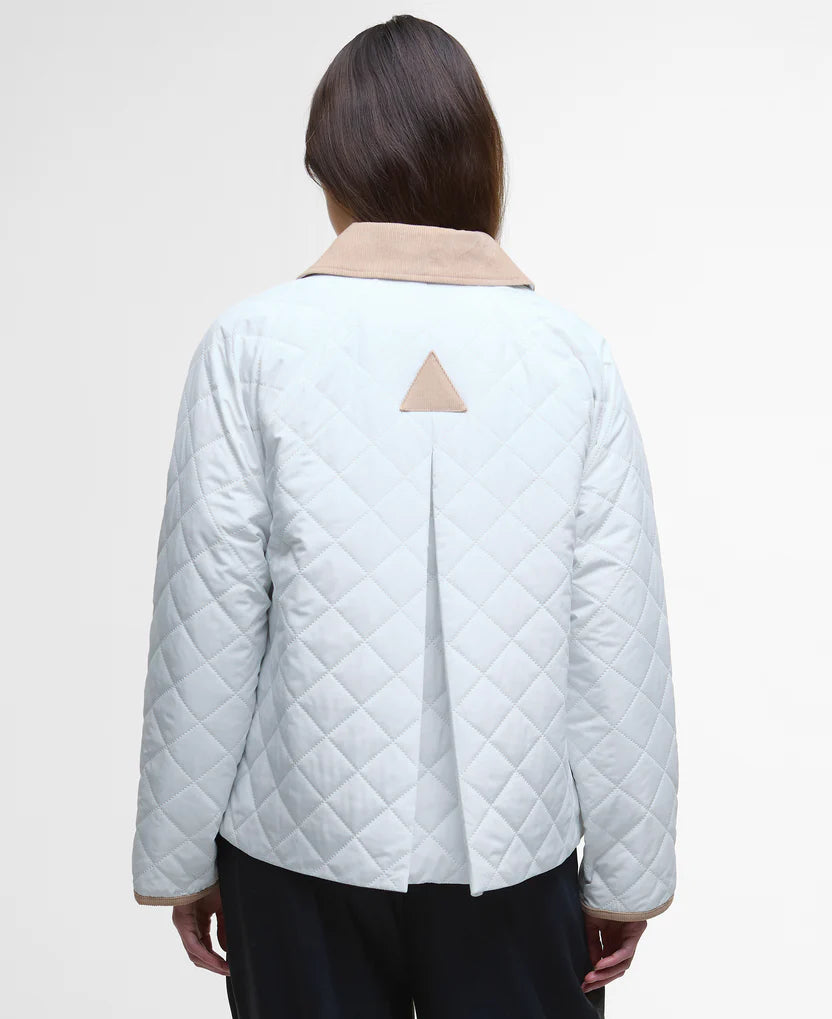 Anise Quilted Jacket (Linen White / Ancient)