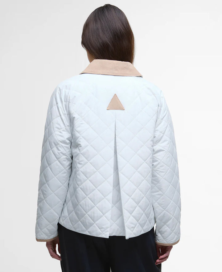 Anise Quilted Jacket (Linen White / Ancient)