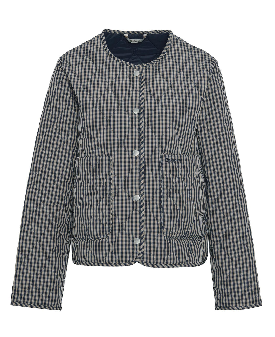Check Monroe Quilt (Navy / Sand Gingham)