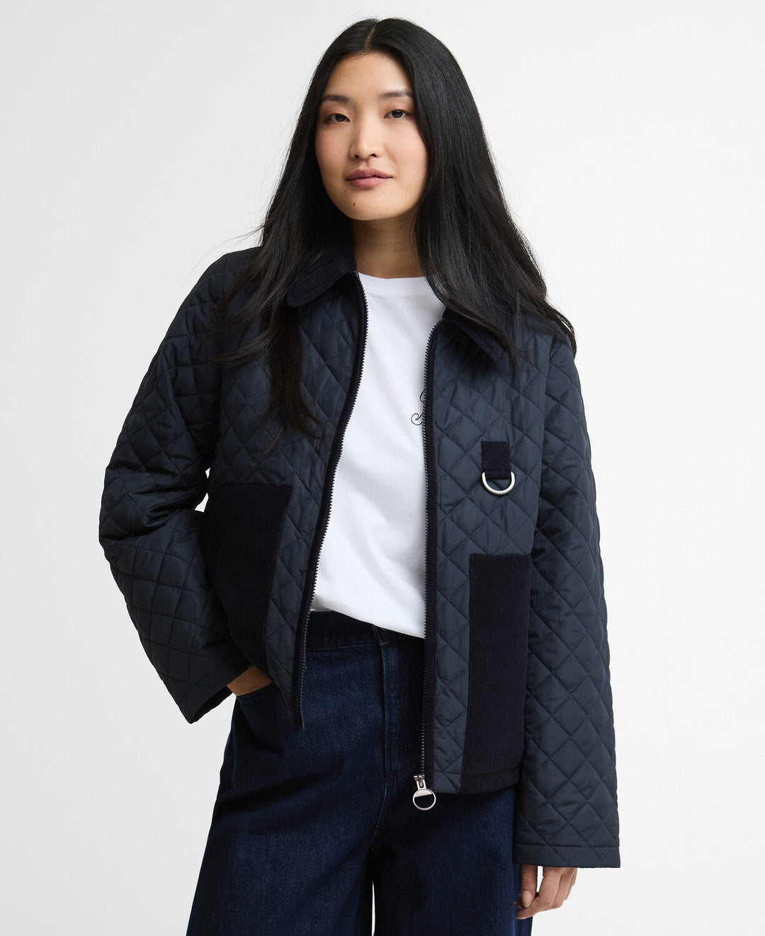 Aylesby  Quilted Jacket (Dark Navy)
