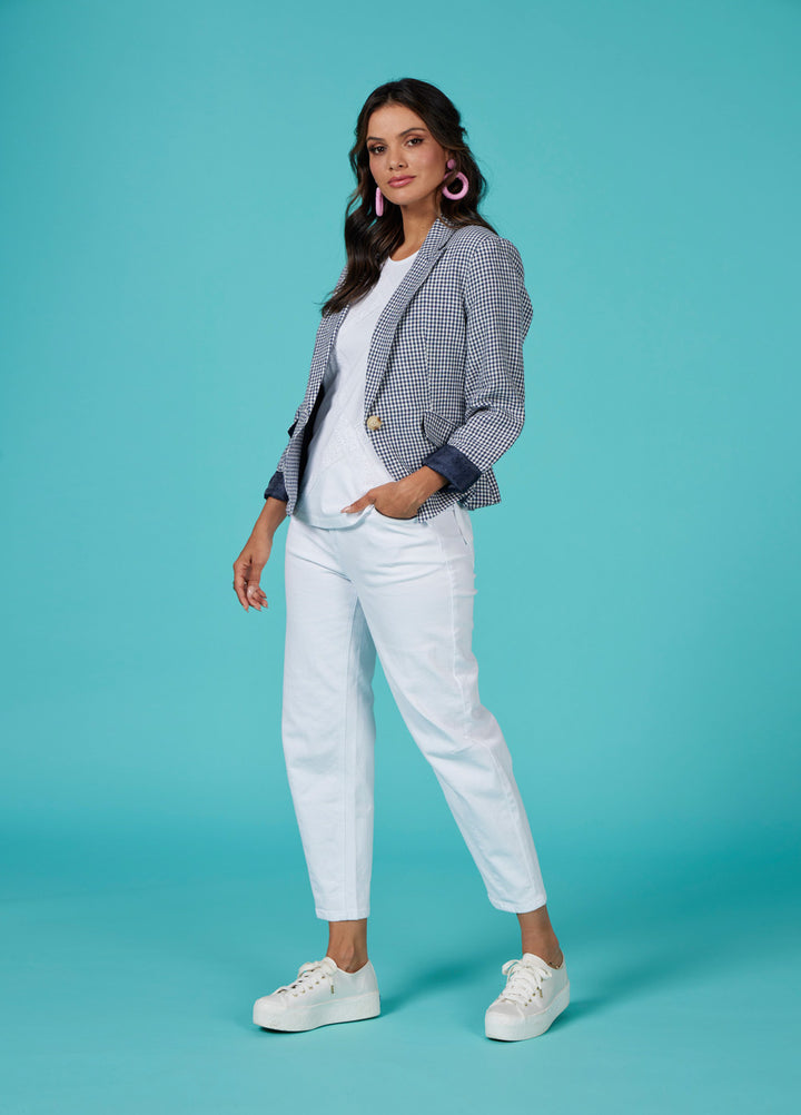 Kidston Jacket (Indigo Check)