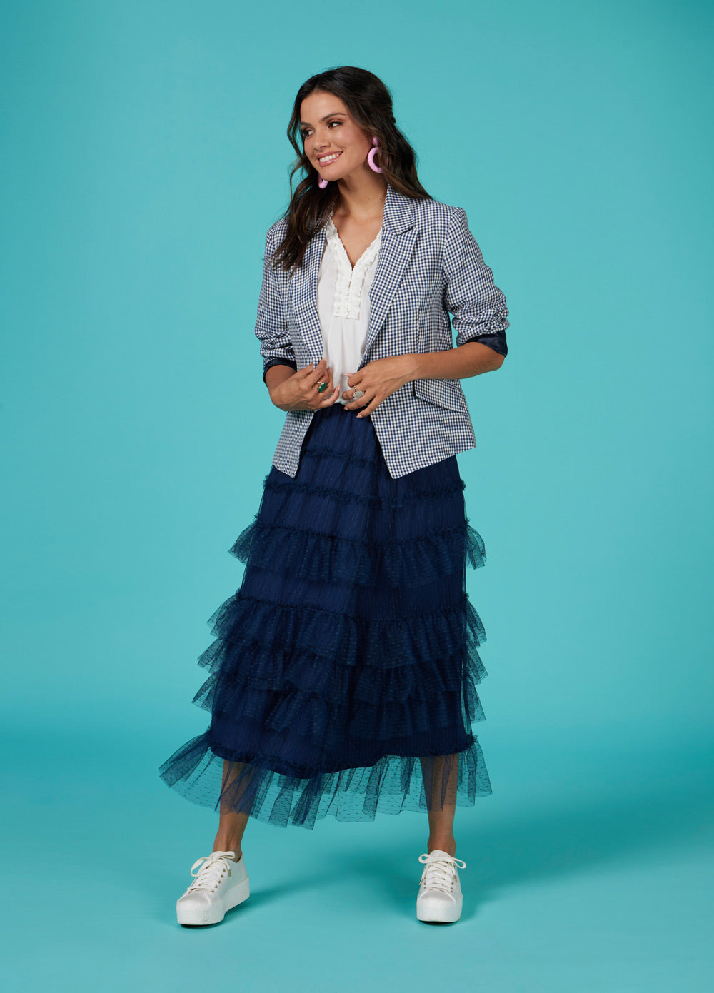 Kidston Jacket (Indigo Check)