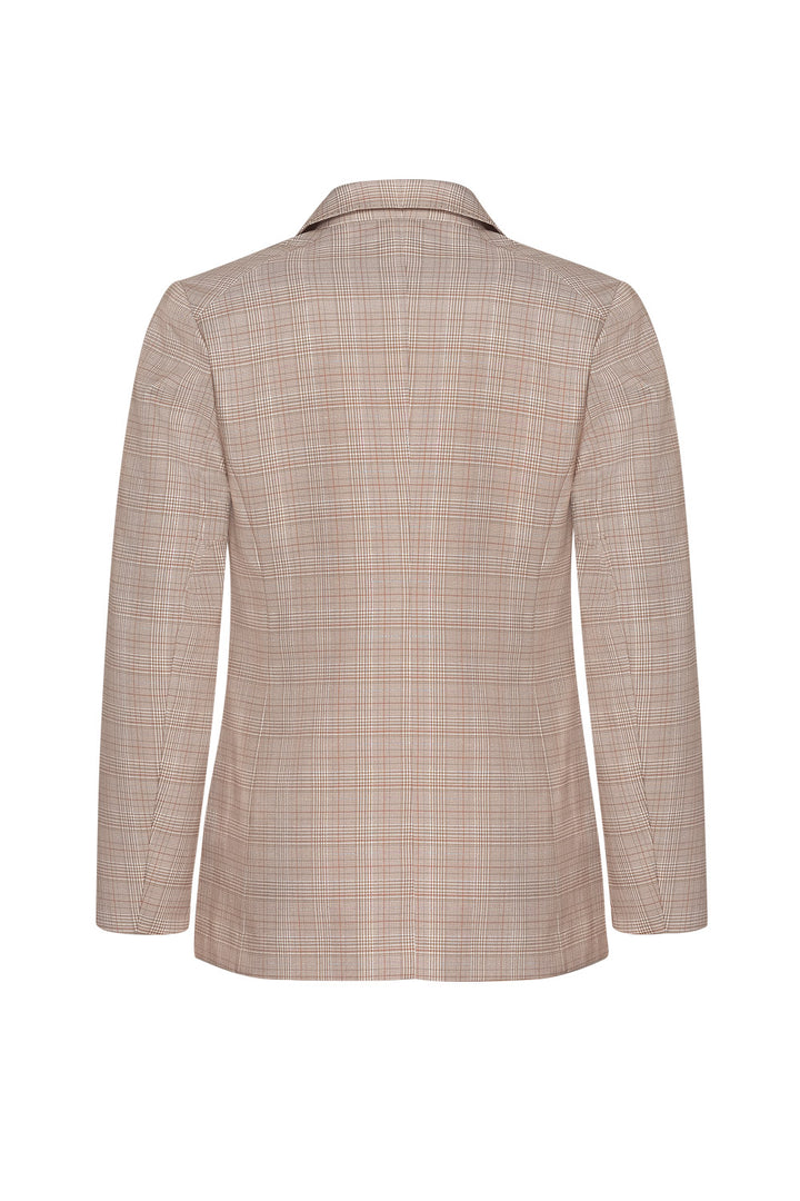 Morris Blazer (Almond Plaid)