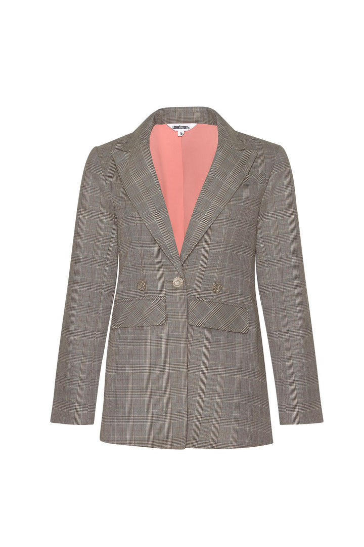 Morris Blazer (Khaki Plaid)