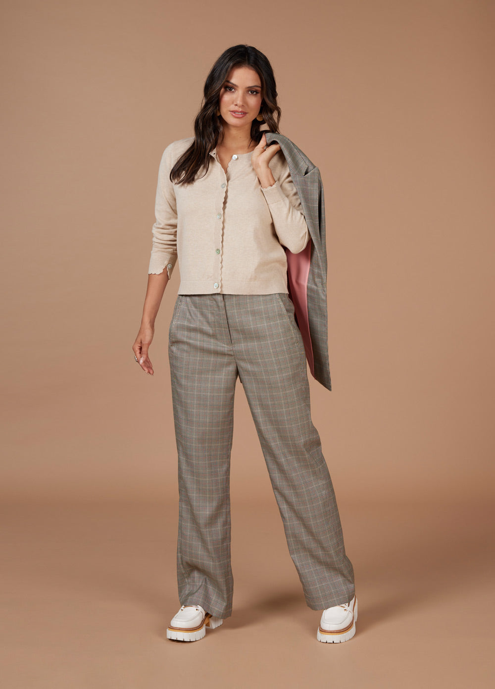 Morris Blazer (Khaki Plaid)
