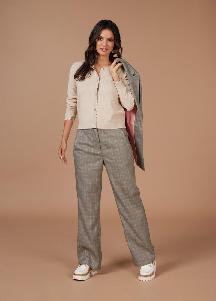 Morris Blazer (Khaki Plaid)