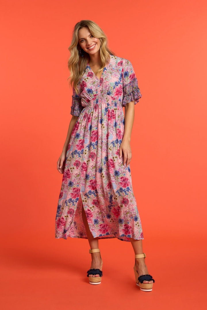 Topography Midi Dress (Multi)