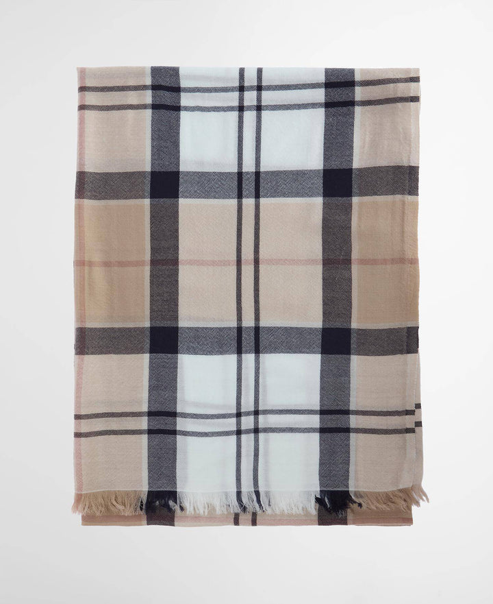 Verona  Pashmina Scarf (Rosewood  Tartan)