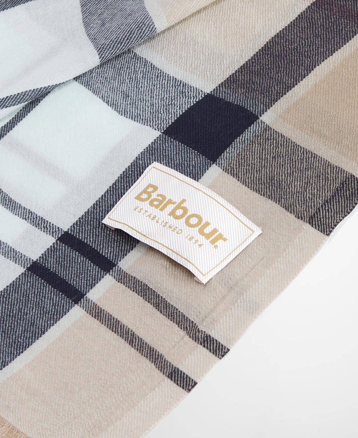 Verona  Pashmina Scarf (Rosewood  Tartan)