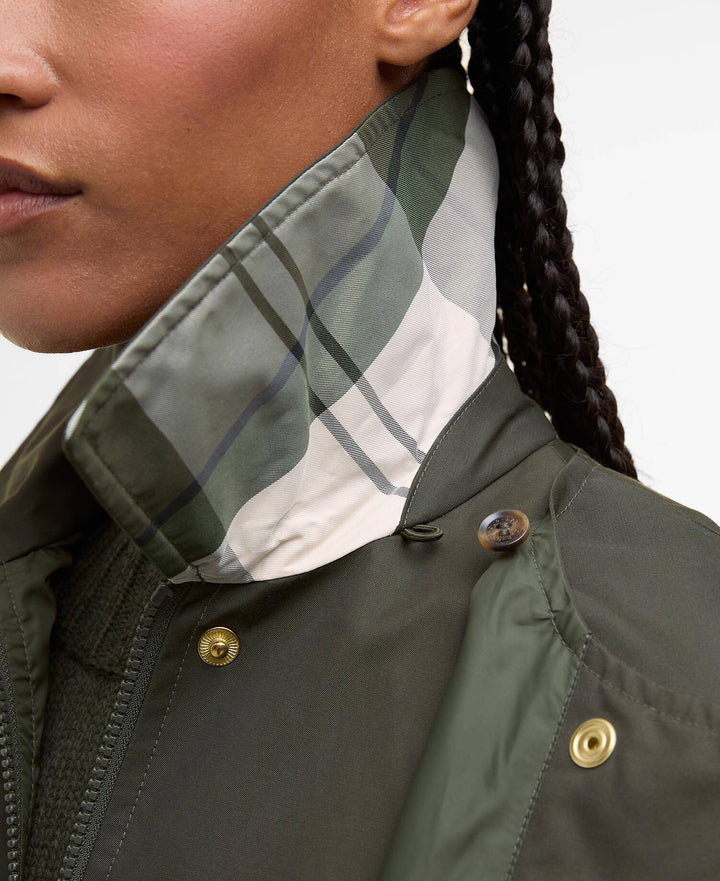 Fia Showerproof Jacket (Sage/Ancient Poplar)