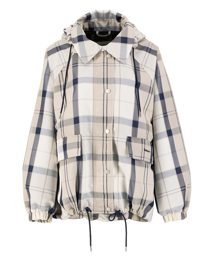 Ballina Check Showerproof Jacket (Dress Navy Tartan)