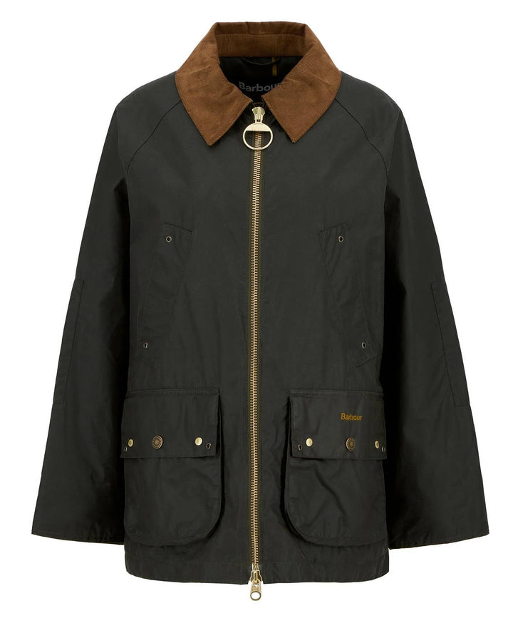 Raelynn Wax Jacket (Olive / Ancient Tartan)