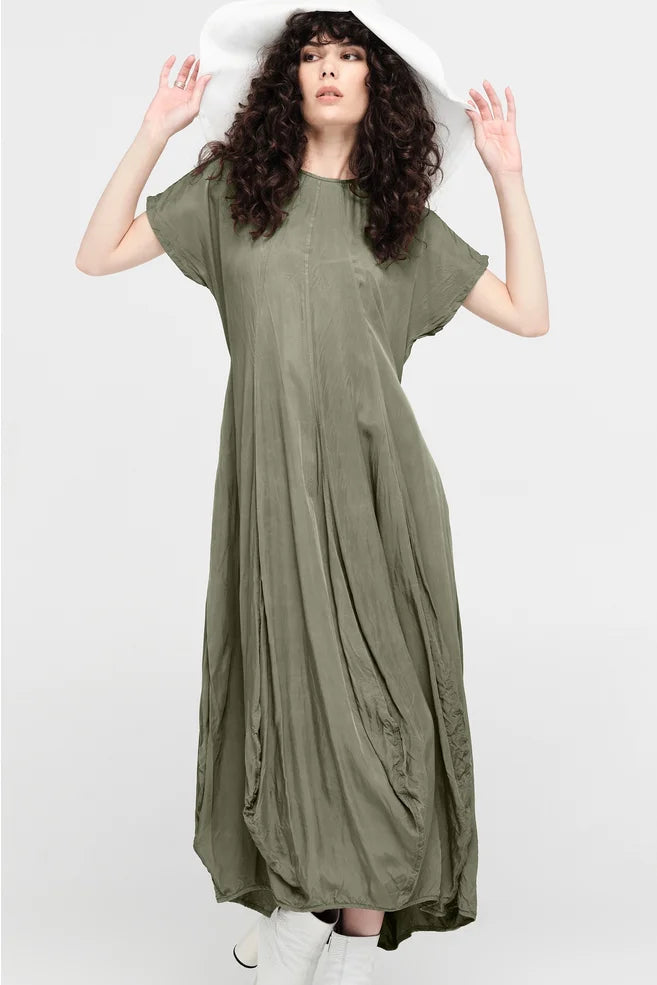 Lapse Dress (Moss Green)