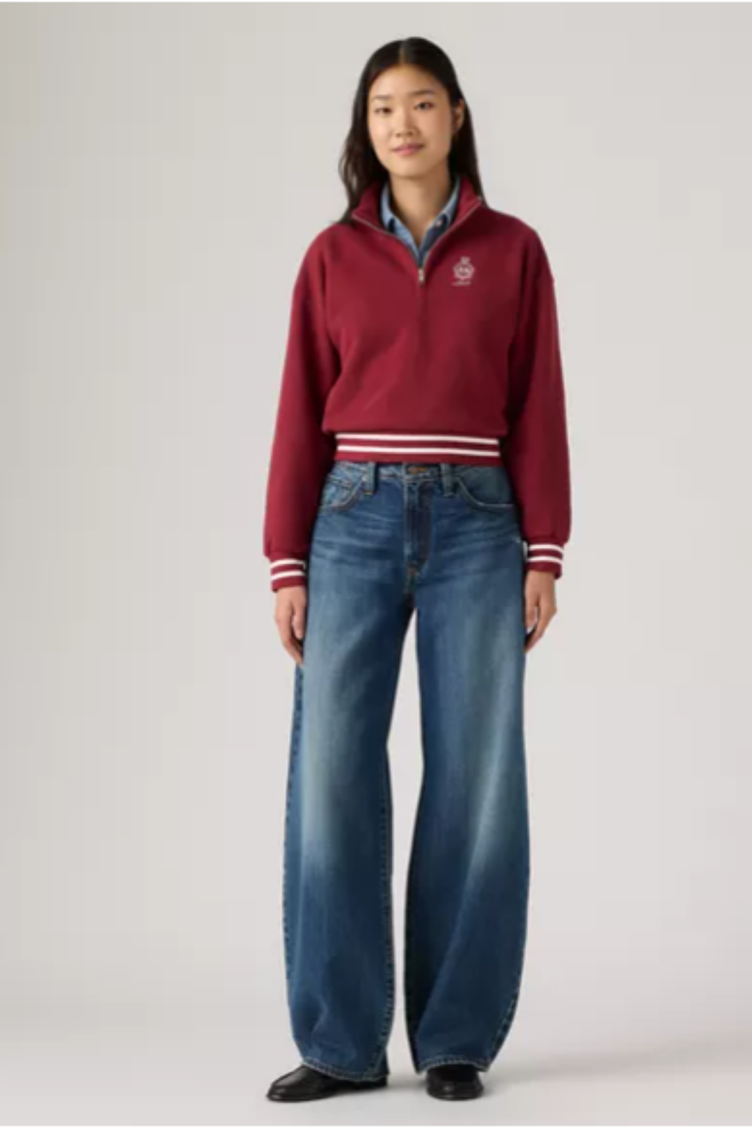 MIDDY BALLOON (FIXED DOWN) Jeans