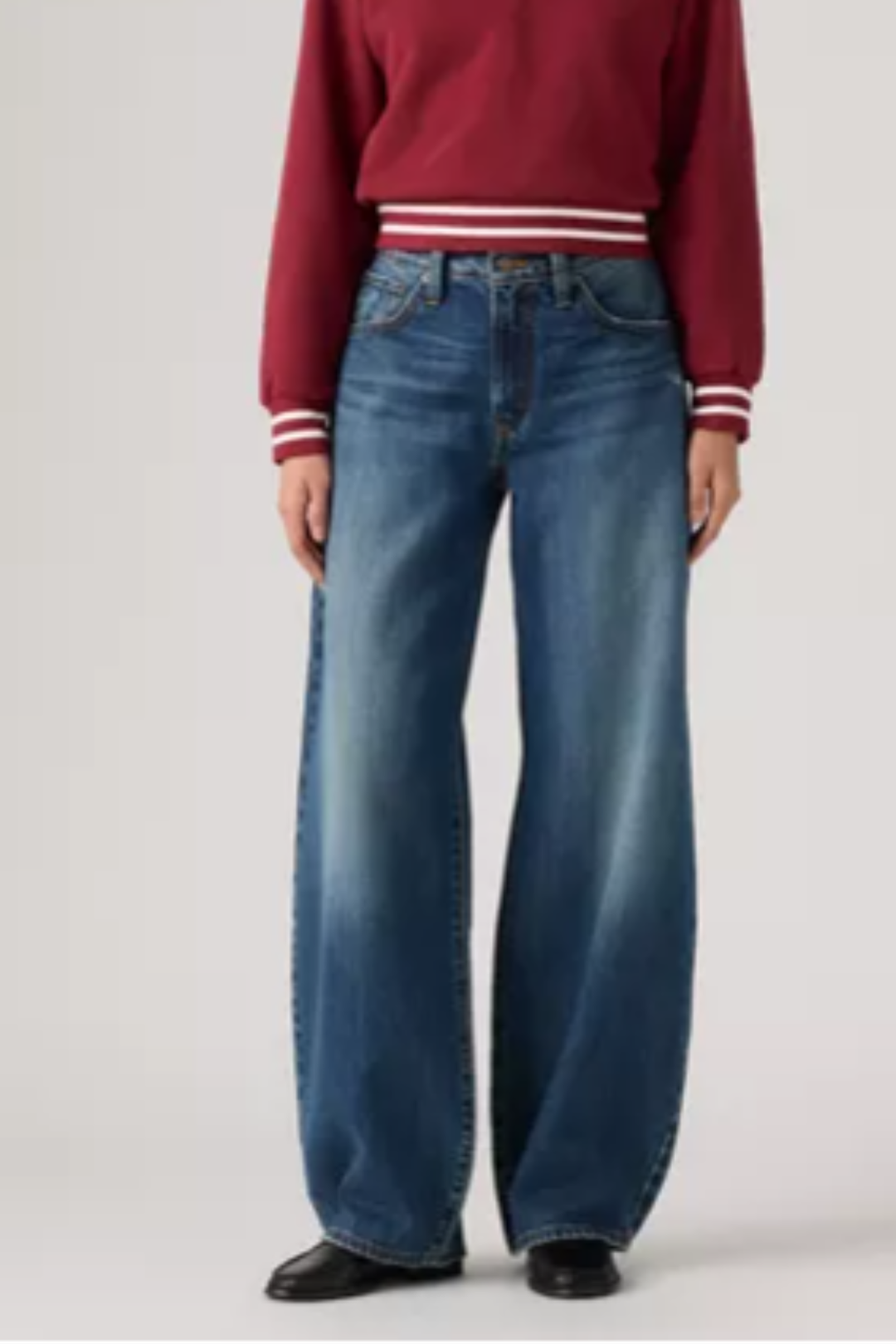MIDDY BALLOON (FIXED DOWN) Jeans