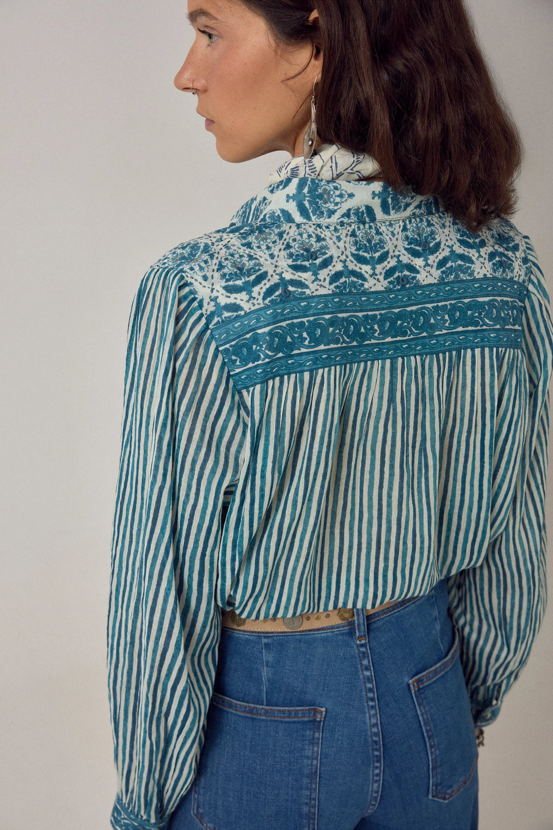 Maria Shirt (Blue Ink)