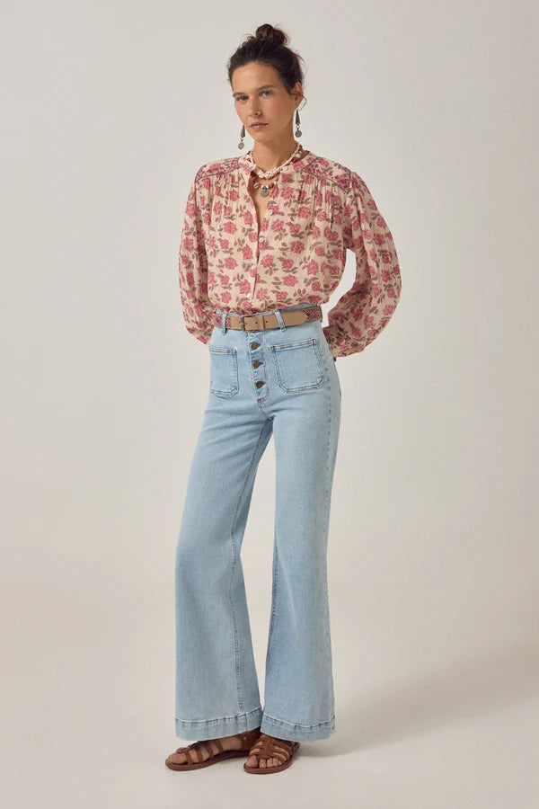 Lennox Blouse (Gordon Roses)