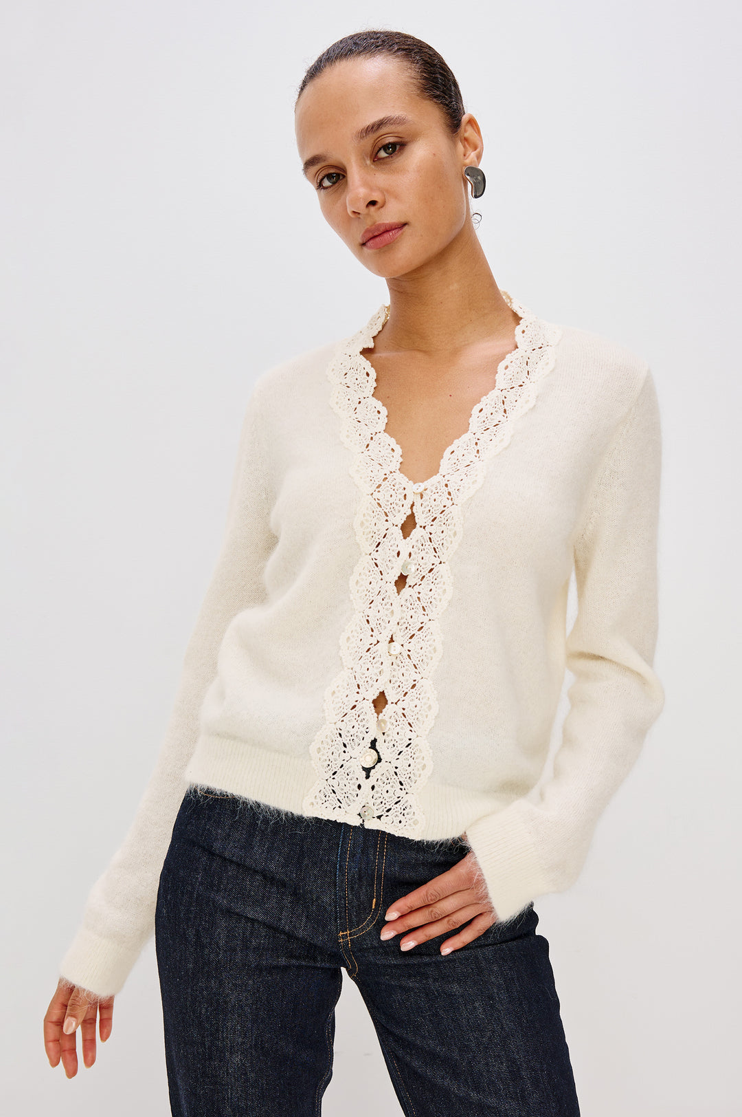 Mer Cardigan (Ivory)