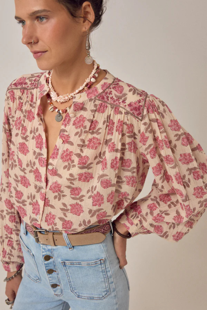 Lennox Blouse (Gordon Roses)