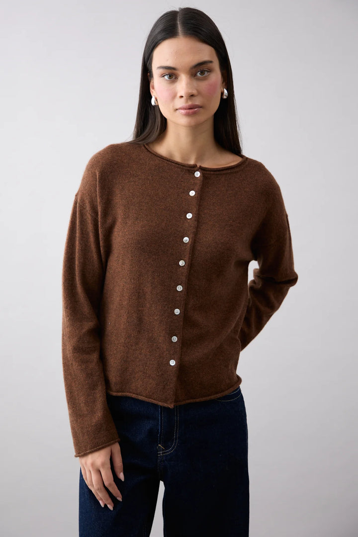PURE Reversible Cardi (Umber)