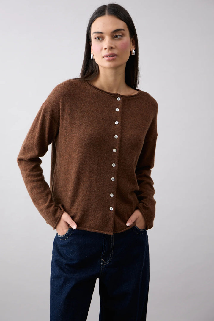 PURE Reversible Cardi (Umber)
