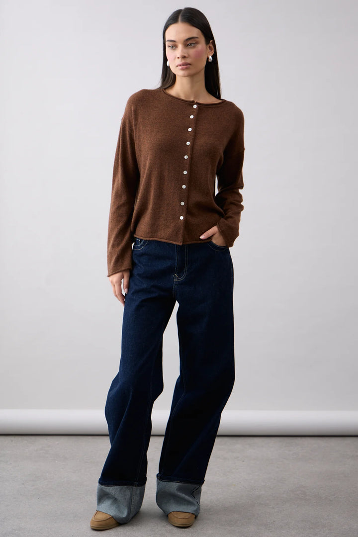PURE Reversible Cardi (Umber)