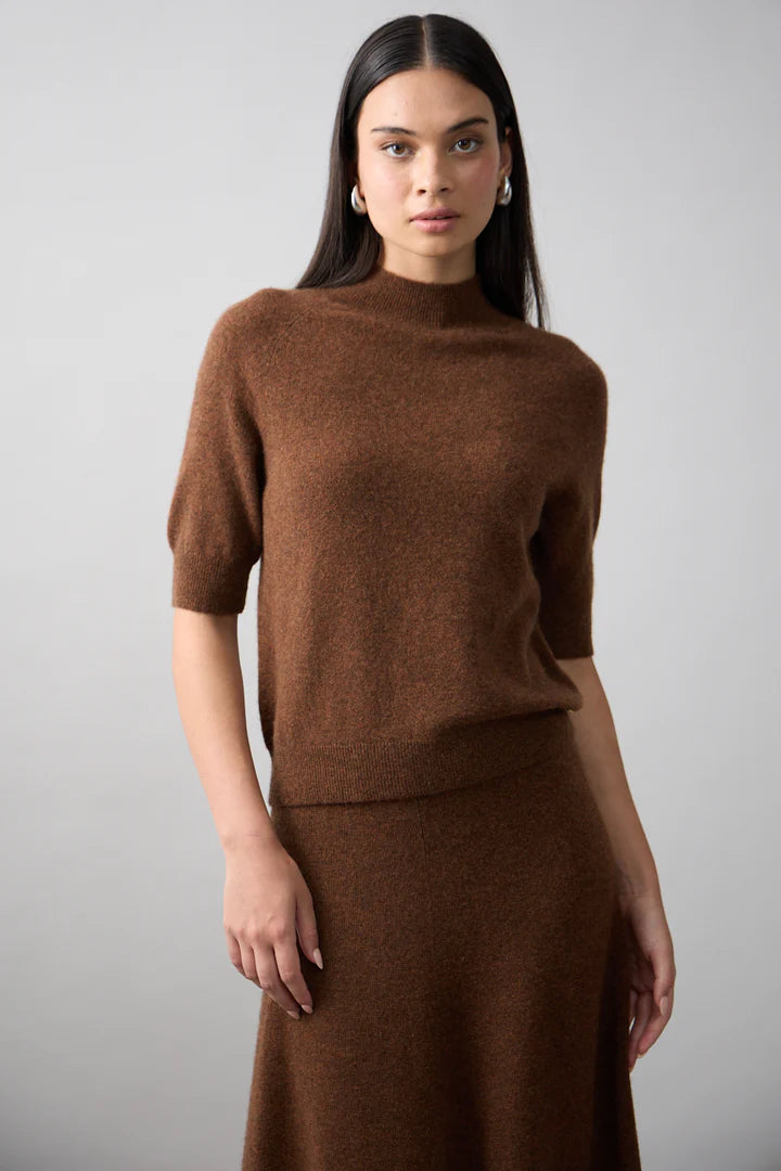 Remi Mock Neck (Umber)