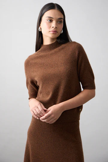 Remi Mock Neck (Umber)