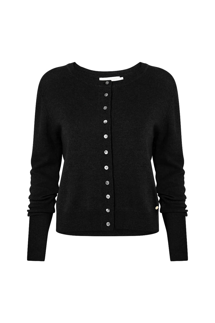 Essential Slim Cardi (Jet Black)