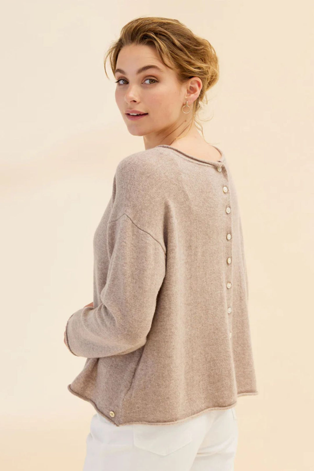 PURE Reversible Cardi (Toast)