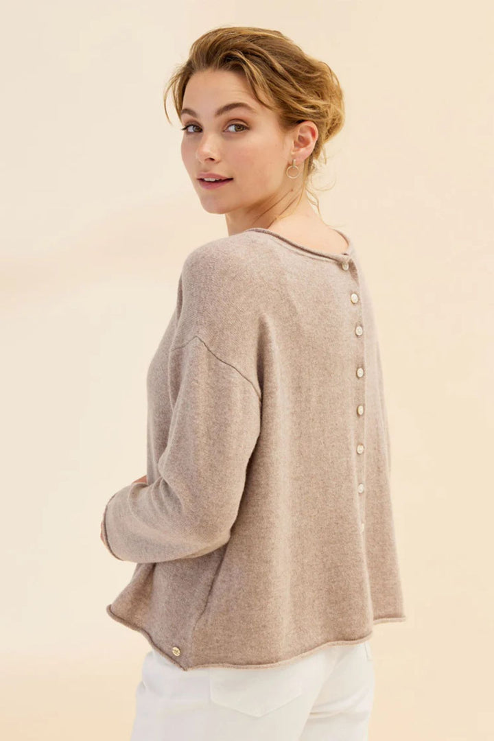 PURE Reversible Cardi (Toast)