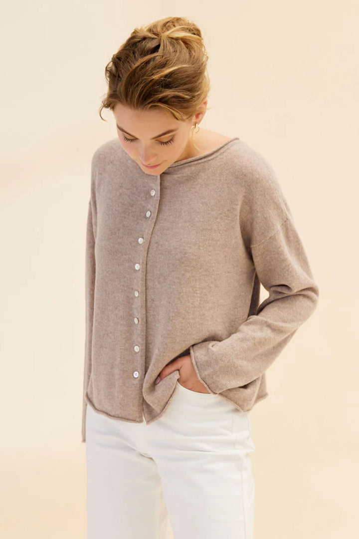 PURE Reversible Cardi (Toast)