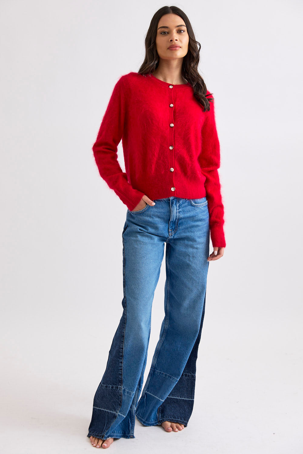 Sierra Cardi (Scarlet)