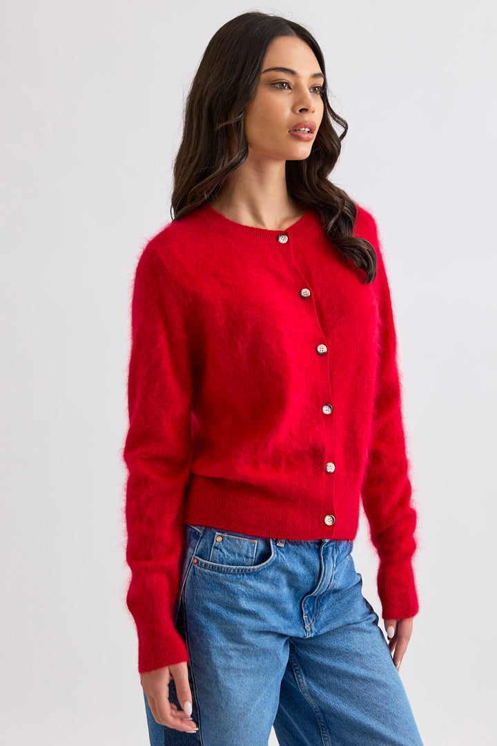 Sierra Cardi (Scarlet)