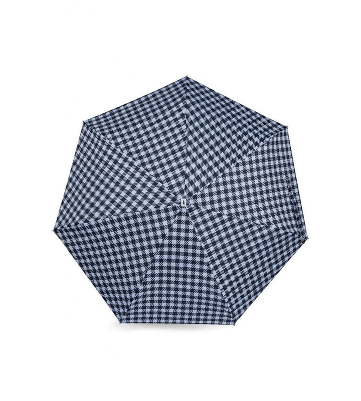 Micro-Umbrella (Black Gingham)