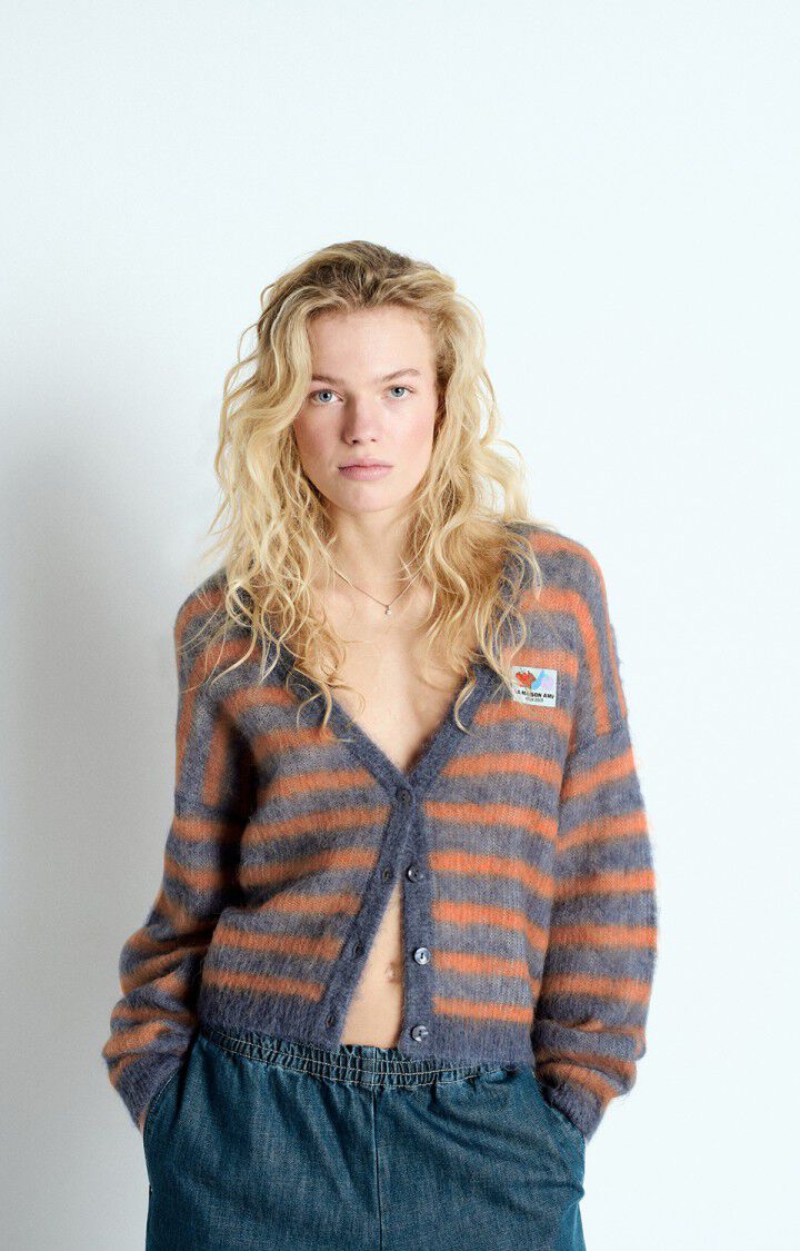 Nenybay Cardigan (Striped Soy)