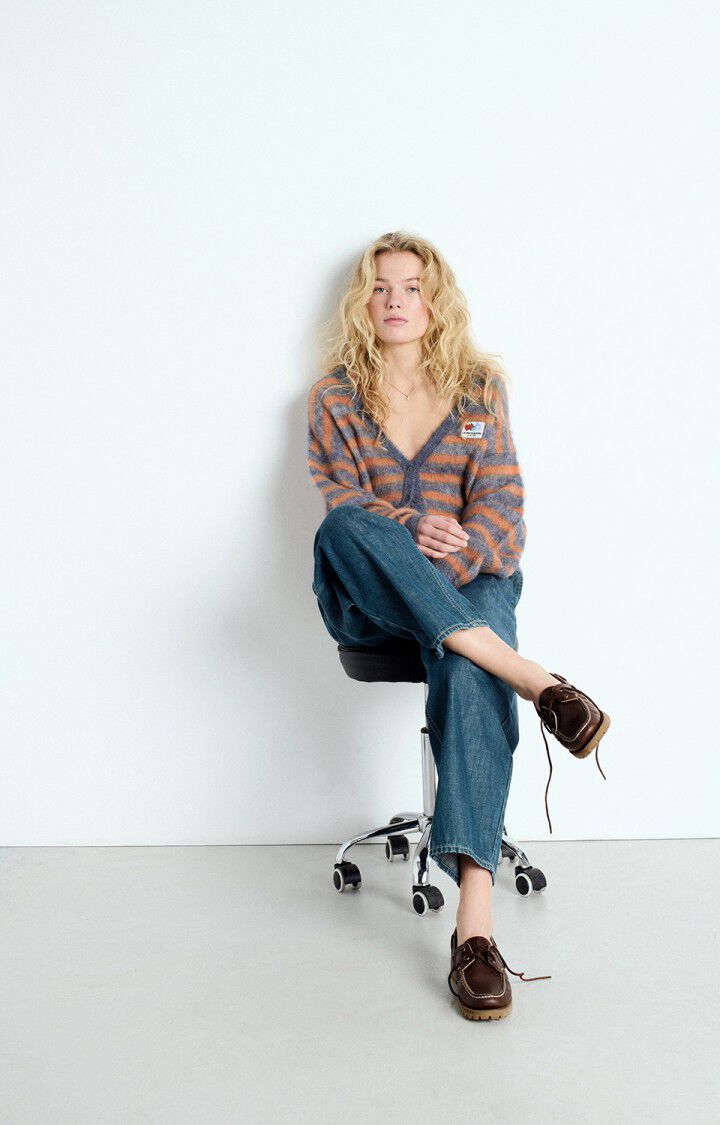 Nenybay Cardigan (Striped Soy)