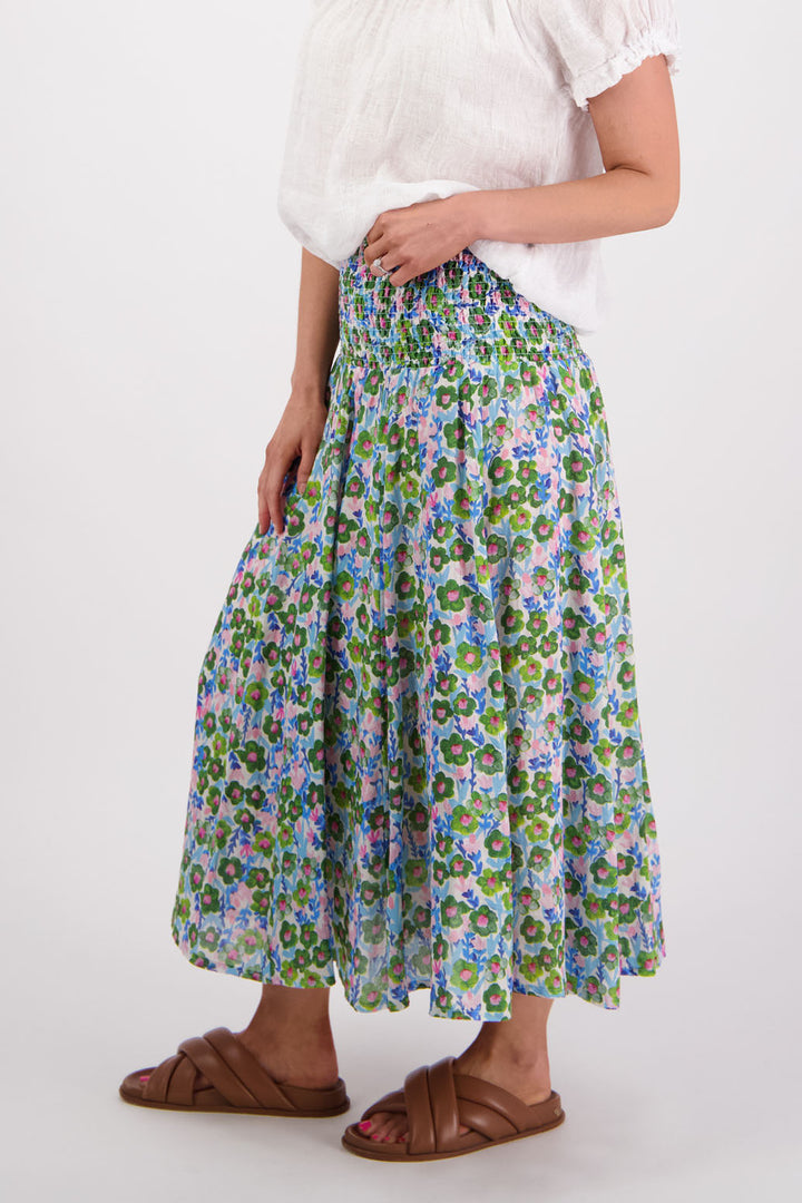 Pandora Skirt (Denim Daisy)