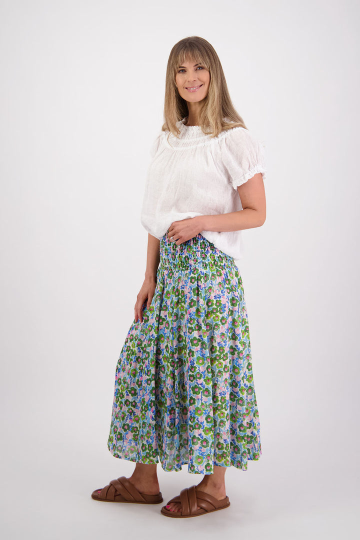 Pandora Skirt (Denim Daisy)