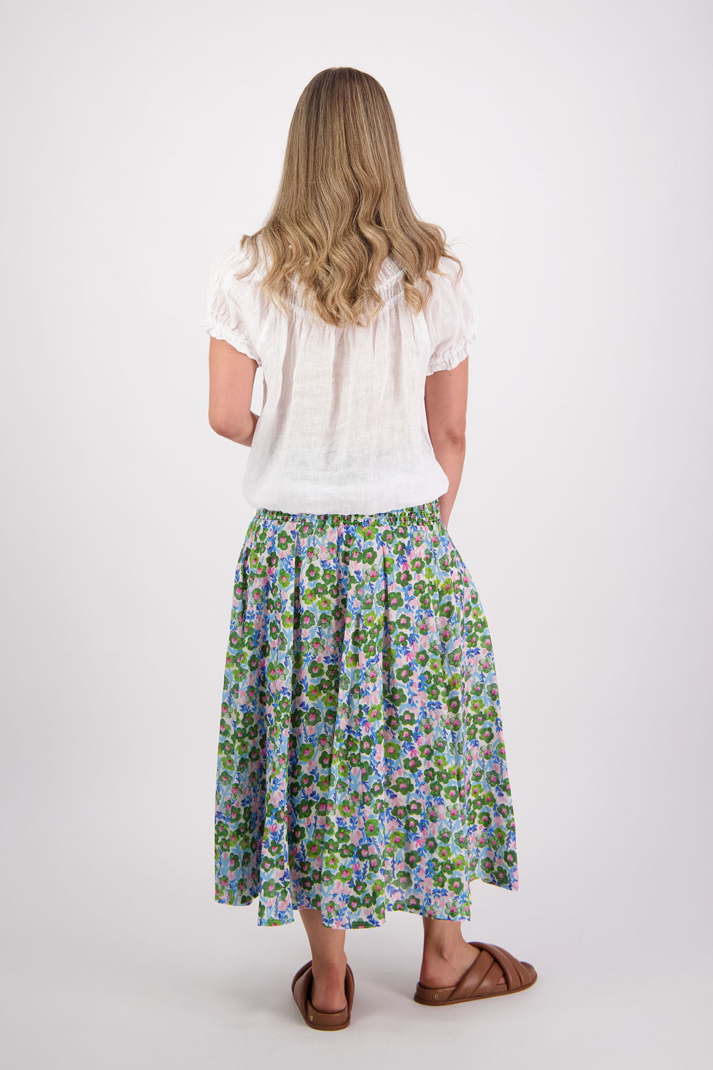 Pandora Skirt (Denim Daisy)