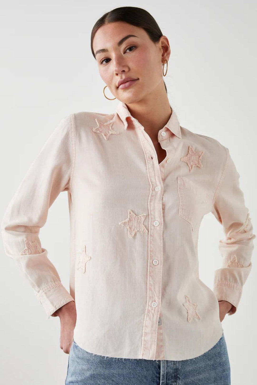 INGRID RAW PETAL STARS Top